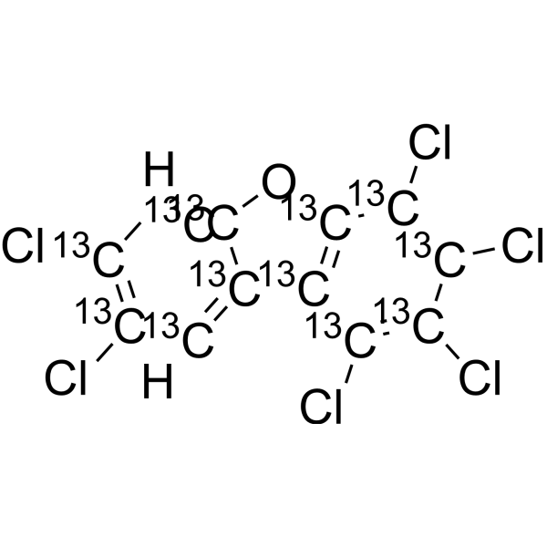 1,2,3,4,7,8-Hexachloro-dibenzofuran-13C12 114423-98-2